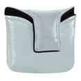 thumbnail image 1 of Haosy Mint Green Golf Mallet Putter Cover Strong Magnetic Leather Golf Club Headcover Closure, 1 of 7