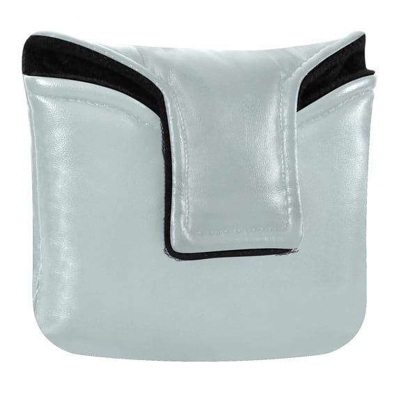 Haosy Mint Green Golf Mallet Putter Cover Strong Magnetic Leather Golf Club Headcover Closure