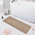 thumbnail image 1 of Haosy Mojave Tan Bathroom Rugs Non Slip Absorbent Soft Plush Quick Dry Bath Mat, 39"x20", 1 of 8