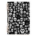thumbnail image 1 of Haosy Mosaic Cute Skull Notebooks 1-subject Journal 60 Sheets A5 College Ruled Paper Detachable Ring 8.3"x5.7", 1 of 8