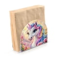 thumbnail image 1 of Haosy Napkin Holder for Table Acrylic Kitchen Paper Tissue Dispenser, Colorful Cute Unicorn and Flower, 1 of 9