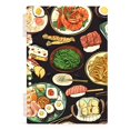 thumbnail image 1 of Haosy Noodle Sushi Prawns Notebooks 1-subject Journal 60 Sheets A5 College Ruled Paper Detachable Ring 8.3"x5.7", 1 of 8
