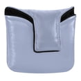 thumbnail image 1 of Haosy Pastel Blue Golf Mallet Putter Cover Strong Magnetic Leather Golf Club Headcover Closure, 1 of 7
