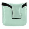 thumbnail image 1 of Haosy Pastel Green Golf Mallet Putter Cover Strong Magnetic Leather Golf Club Headcover Closure, 1 of 7