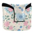 thumbnail image 1 of Haosy Pastel Hearts and Roses Golf Mallet Putter Cover Strong Magnetic Leather Golf Club Headcover Closure, 1 of 7