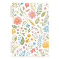 thumbnail image 1 of Haosy Pastel Wildflower Garden Notebooks 1-subject Journal 60 Sheets A5 College Ruled Paper Detachable Ring 8.3"x5.7", 1 of 8