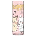 thumbnail image 1 of Haosy Plastic Flower Vase 11.8 inch Tall Clear Cylindrical Vases for Centerpieces Home Wedding Decor Cute Cartoon Happy Dog, 1 of 6