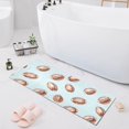 thumbnail image 1 of Haosy Rugby Ball Bathroom Rugs Non Slip Absorbent Soft Plush Quick Dry Bath Mat, 39"x20", 1 of 8