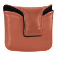 thumbnail image 1 of Haosy Rust Red Golf Mallet Putter Cover Strong Magnetic Leather Golf Club Headcover Closure, 1 of 7