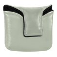 thumbnail image 1 of Haosy Sage Green Golf Mallet Putter Cover Strong Magnetic Leather Golf Club Headcover Closure, 1 of 7