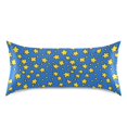 thumbnail image 1 of Haosy Satin Pillowcase for Hair and Skin Standard Cooling Silk Pillow Case with Envelope Closure Cartoon Yellow Star 20"x40", 1 of 9
