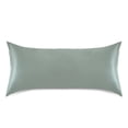 thumbnail image 1 of Haosy Satin Pillowcase for Hair and Skin Standard Cooling Silk Pillow Case with Envelope Closure Spearmint 20"x40", 1 of 9