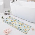 thumbnail image 1 of Haosy Scattered Dandilion Floral Bathroom Rugs Non Slip Absorbent Soft Plush Quick Dry Bath Mat, 39"x20", 1 of 8