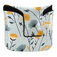 thumbnail image 1 of Haosy Scattered Dandilion Floral Golf Mallet Putter Cover Strong Magnetic Leather Golf Club Headcover Closure, 1 of 7