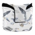 thumbnail image 1 of Haosy Seagulls Flying Golf Mallet Putter Cover Strong Magnetic Leather Golf Club Headcover Closure, 1 of 7