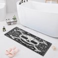 thumbnail image 1 of Haosy Skull Pixel Art Bathroom Rugs Non Slip Absorbent Soft Plush Quick Dry Bath Mat, 39"x20", 1 of 8