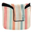 thumbnail image 1 of Haosy Soft Color Striped Golf Mallet Putter Cover Strong Magnetic Leather Golf Club Headcover Closure, 1 of 7