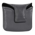 thumbnail image 1 of Haosy Space Gray Golf Mallet Putter Cover Strong Magnetic Leather Golf Club Headcover Closure, 1 of 7