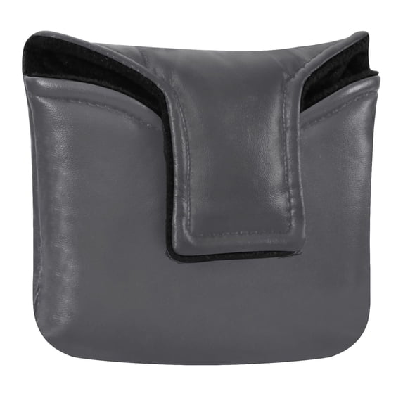 Haosy Space Gray Golf Mallet Putter Cover Strong Magnetic Leather Golf Club Headcover Closure