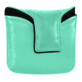 thumbnail image 1 of Haosy Spearmint Golf Mallet Putter Cover Strong Magnetic Leather Golf Club Headcover Closure, 1 of 7