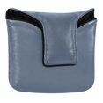 thumbnail image 1 of Haosy Steel Blue Golf Mallet Putter Cover Strong Magnetic Leather Golf Club Headcover Closure, 1 of 7