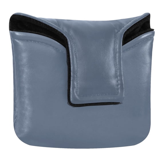 Haosy Steel Blue Golf Mallet Putter Cover Strong Magnetic Leather Golf Club Headcover Closure