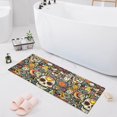 thumbnail image 1 of Haosy Stylish and Cool Skull Bathroom Rugs Non Slip Absorbent Soft Plush Quick Dry Bath Mat, 39"x20", 1 of 8