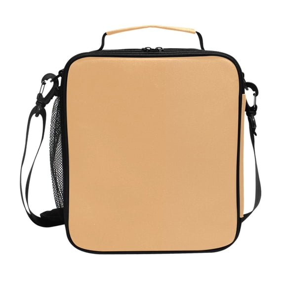 Haosy Summer Tan Reusable Lunch Box Men/Women Insulated Lunch Bag for School Picnic Travel