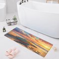thumbnail image 1 of Haosy Turtle Beach Sunset Bathroom Rugs Non Slip Absorbent Soft Plush Quick Dry Bath Mat, 39"x20", 1 of 8