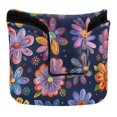 thumbnail image 1 of Haosy Various Cute Flower Golf Mallet Putter Cover Strong Magnetic Leather Golf Club Headcover Closure, 1 of 7