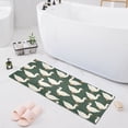 thumbnail image 1 of Haosy White Duck on Green Bathroom Rugs Non Slip Absorbent Soft Plush Quick Dry Bath Mat, 39"x20", 1 of 8