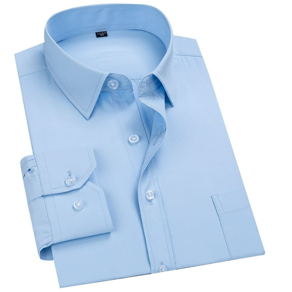 Haoxianjian Compression Shirt Men Sweatshirt Men Flip Solid Color Flat Fringe Pocket Pattern Button Fashion Business Casual Tops Comfortable Shirt Shirts For Men