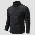 thumbnail image 1 of Haoxianjian Fall Sweaters Crochet Sweater Men'S Spring And Winter Fashion Casual Slim Knit Long Sleeve Turtleneck Sweater Slim Fitted Midweight, 1 of 7