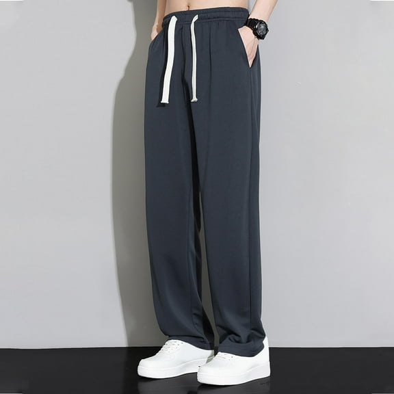 Haoxianjian Flowy Pant Black Scrub Pants Men'S Casual Daily Outdoor Beach Lightweight Breathable Pants Big&nbsp;&&nbsp;Tall&nbsp;Pants&nbsp;For&nbsp;Men