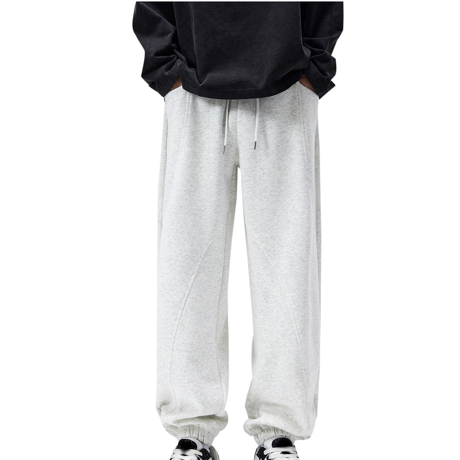 Haoxianjian Khaki Pants Mens Khaki Pants For Boys Man Solid Color