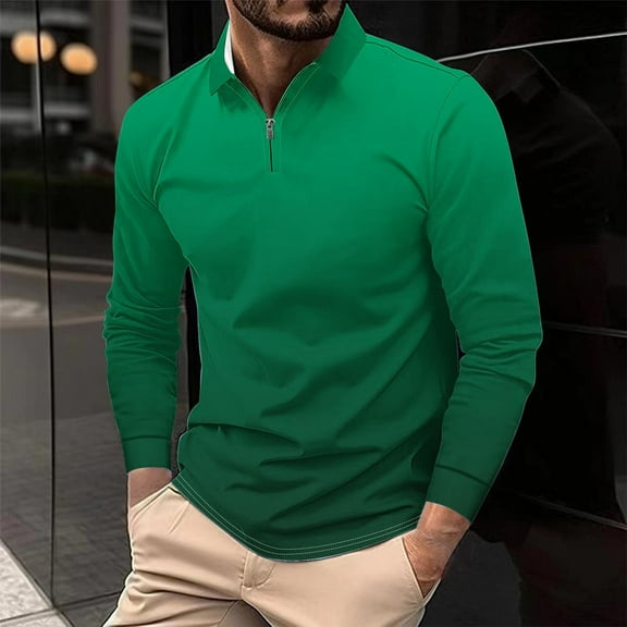 Haoxianjian Long Sleeve Shirts For Men Sweatshirt Men Casual Turn-Down Collar Printing Pullover Fitness Sports Long Sleeves T Shirt Blouse Fashion Gym Athletic