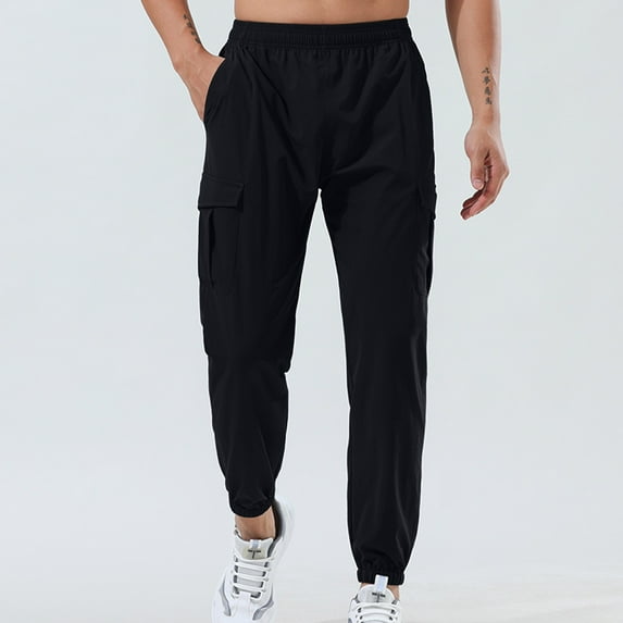 Haoxianjian Men'S Athletic Travel Pants Sweat Pants For Workout, Jogging, Running Men'S Casual Daily Outdoor Beach Loose Lightweight Breathable Pants Boys Sweatpants