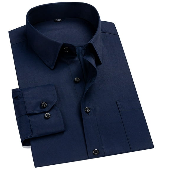 Haoxianjian Mens Shirts Fishing Shirts For Men Men Flip Solid Color Flat Fringe Pocket Pattern Button Fashion Business Casual Tops Comfortable Shirt White Undershirts Men