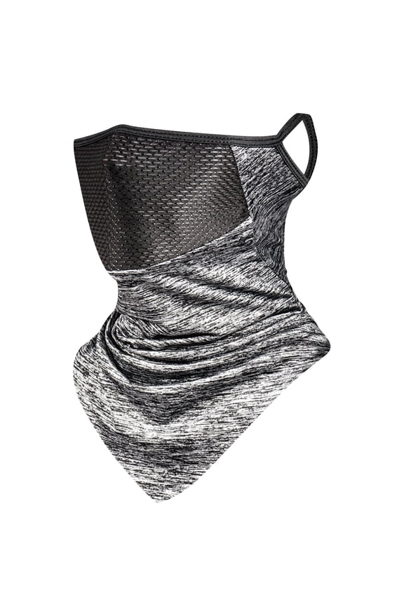 Neck Gaiter with Ear Loops Neck Covers Bandana Cloth Face Gaiter Mask for Men Women Non Slip Headwears Sun & Wind-proof Breathable Bandana for Skiing Fishing Hiking Cycling