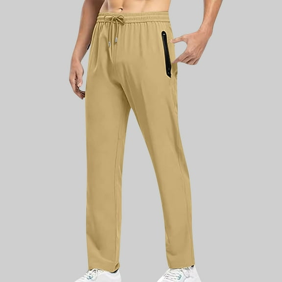 Haoxianjian Pants For Men Black Scrub Pants Men'S Casual Daily Outdoor Beach Lightweight Breathable Pants Sweat Pants For Mens