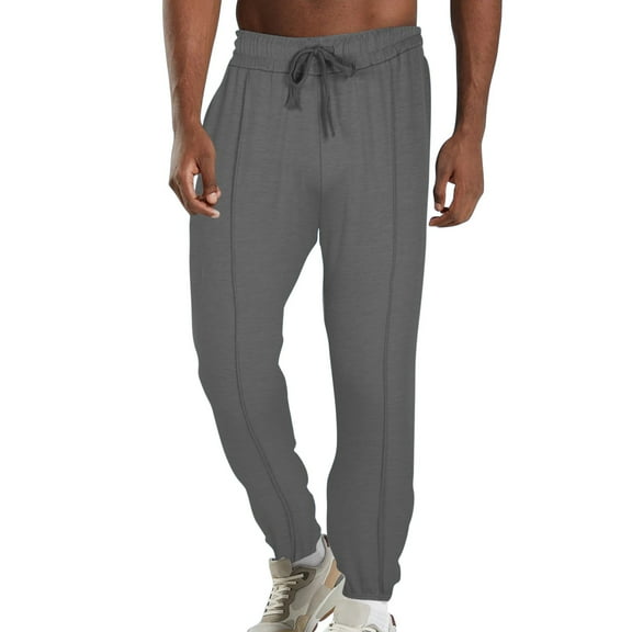 Haoxianjian Sweatpants For Men Boys Gym Joggers Pants Men'S Summer Pants Casual And Versatile Loose Fitting Fitness Pants Solid Color Drawstring Sports Leggings Men Athletic Work Sweatpants On Clearan