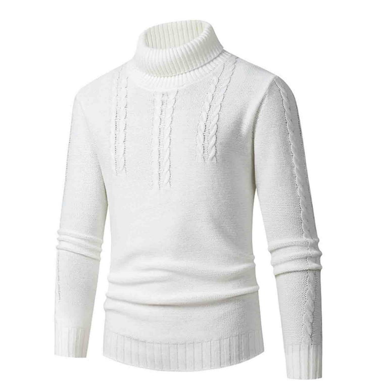 Haoxianjian White Sweater Crochet Sweater Man New Pattern High