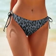 thumbnail image 1 of Haoxianjian Women's Swim Shorts Tie Side Print Bikini Bottom String Bathing Suits Bottoms Swimsuit Briefs, 1 of 6