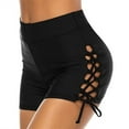thumbnail image 1 of Haoxianjian Womens Swim Skirt Split Swim Skirt Sporty Skirted Board Shorts Skort Swimdress Swim Bottom with Built-in Panty, 1 of 5