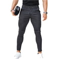 thumbnail image 1 of Haoxianjian Work Pants For Men White Pants Men Men'S Summer Straight Leg Daily Thin Casual Business Streak Pants Black Work Pants Men, 1 of 8