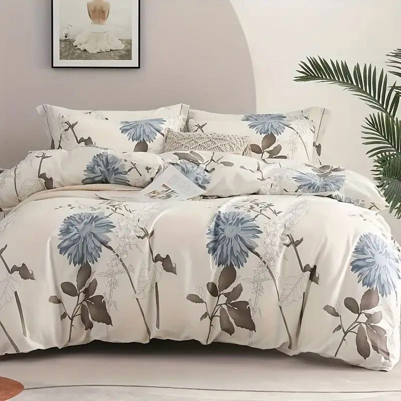Haoyijia Big Flower Duvet Cover Twin