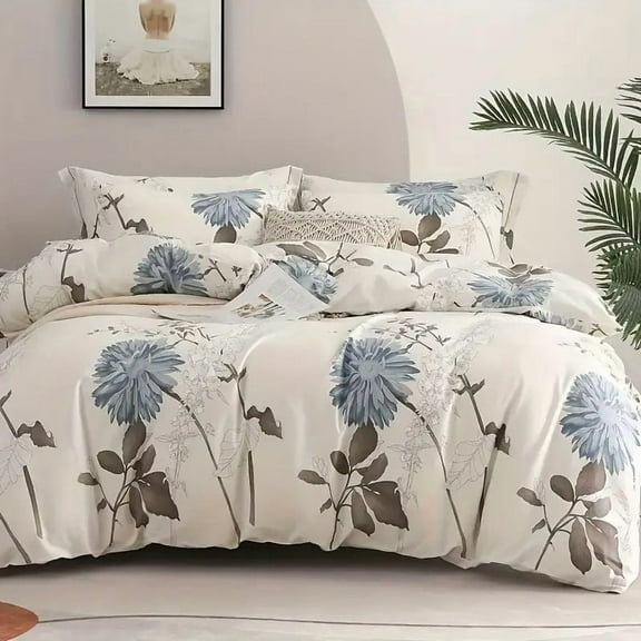 Haoyijia Big Flower Duvet Cover Twin