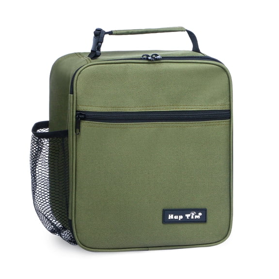 Hap Tim Insulated Lunch Bag Women, Reusable Lunch Box for Women & Men, Adluts Lunchbox for Work, Portable Lunchbag, Army Green18654-AY