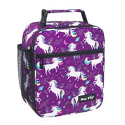 Hap Tim Lunch Box for Girls Insulated ,Reusable Lunch Bag for Kids, Spacious Lunchbox , Purple Unicorn(18654-PP)