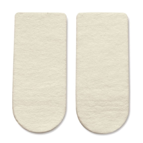 Hapad 3/4 Length Heel Wedges Size: Large - 2-1/2" x 9/16", Style: Pair